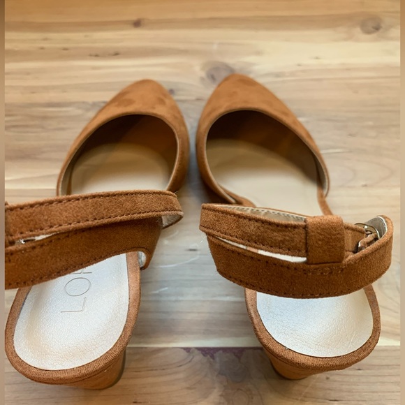 LOFT-Suede Ankle Strap Wedge - Picture 3 of 7